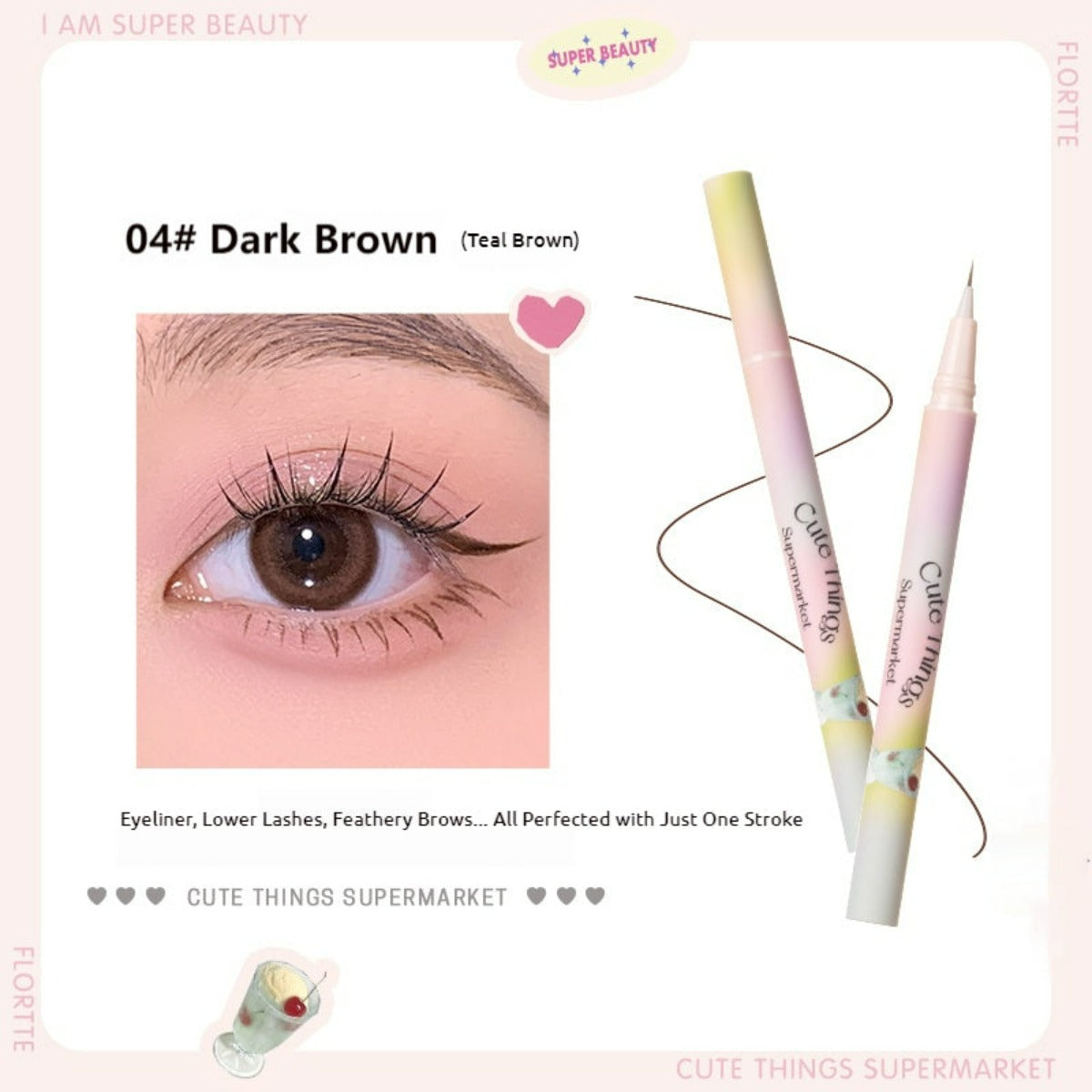 Collection of I Am Super Beauty Liquid Eyeliner in a gallery layout